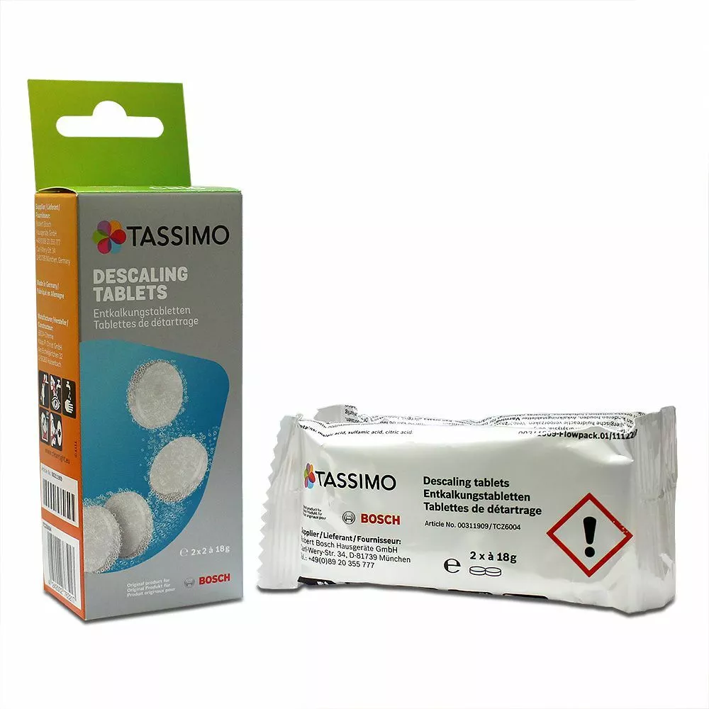 TASSIMO descaler and waterfilters