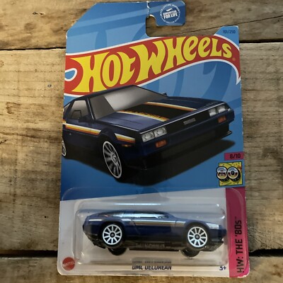 Hot Wheels DMC Delorean Blue #101 - 2023 HW The 80S