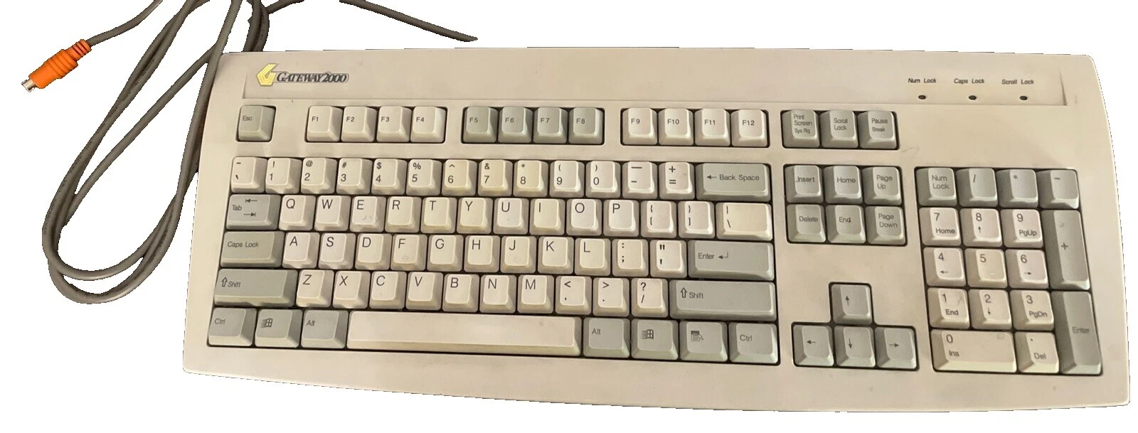 Teclados y teclados Gateway inglés conectividad PS/2