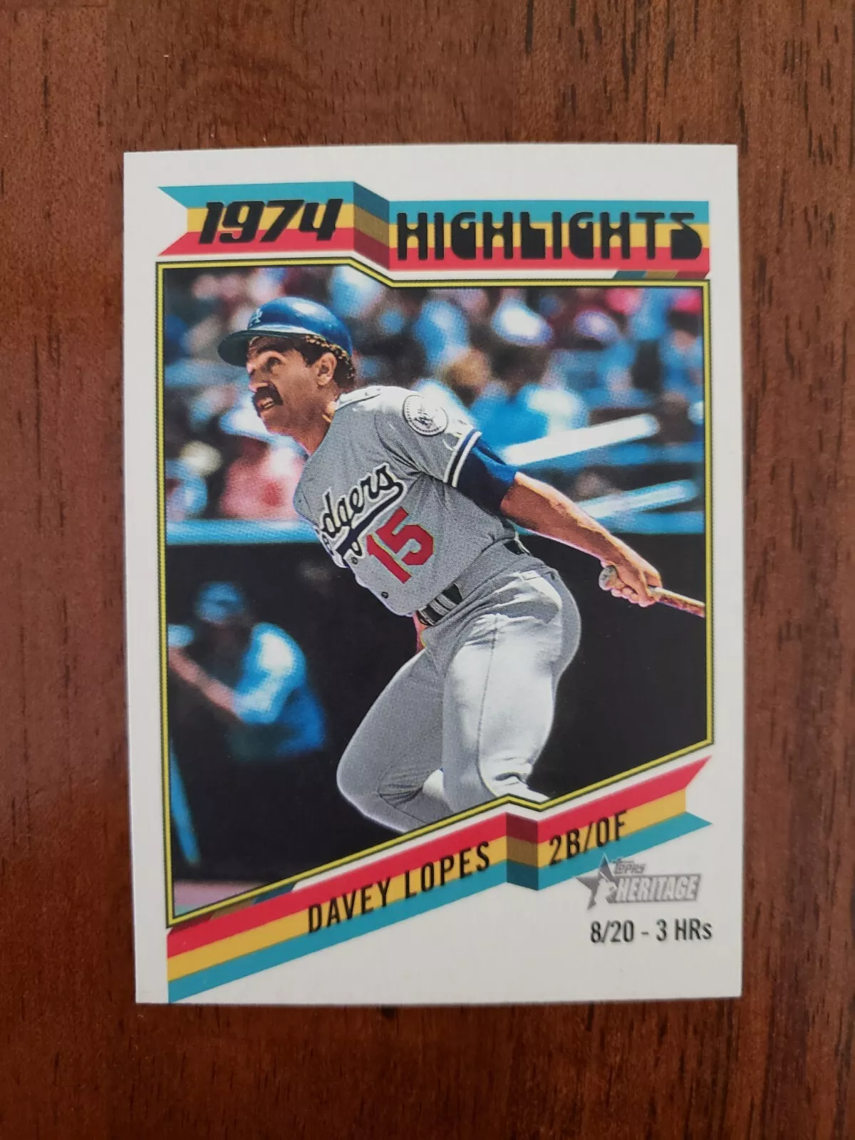 Davey Lopes trading card
