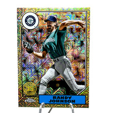 2022 TOPPS CHROME MLB Baseball #T87C-34 Randy Johnson Mariners Silver Pack Mojo