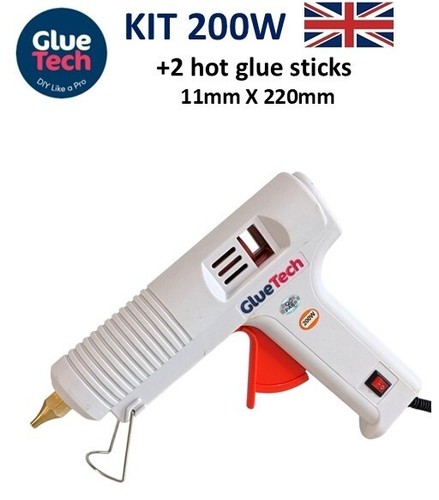 200W Hot Melt Glue Gun kits Professional + Glue Sticks Craft DIY Hobby - Picture 26 of 26