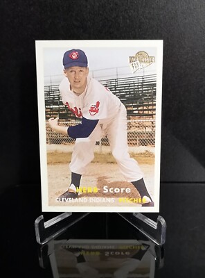 HERB SCORE   2004 Topps All-Time Fan Favorites #139 Cleveland Indians Mint +