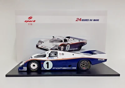 Modèle Auto 1:18 Spark Porsche 956 Ickx 24H le Mans 1983 Die Cast Modélisme - Photo 1/4
