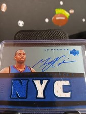 MARDY COLLINS 2007-08 UD PREMIER TRIPLE PATCH AUTOGRAPH (31/50) KNICKS #PR1-MC