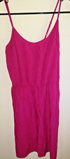 Old Navy Maxi Dress Pink Sleeveless Spaghetti Straps Medium