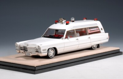 Cadillac Miller-Meteor Ambulance, White, 1/43, Stamp Models