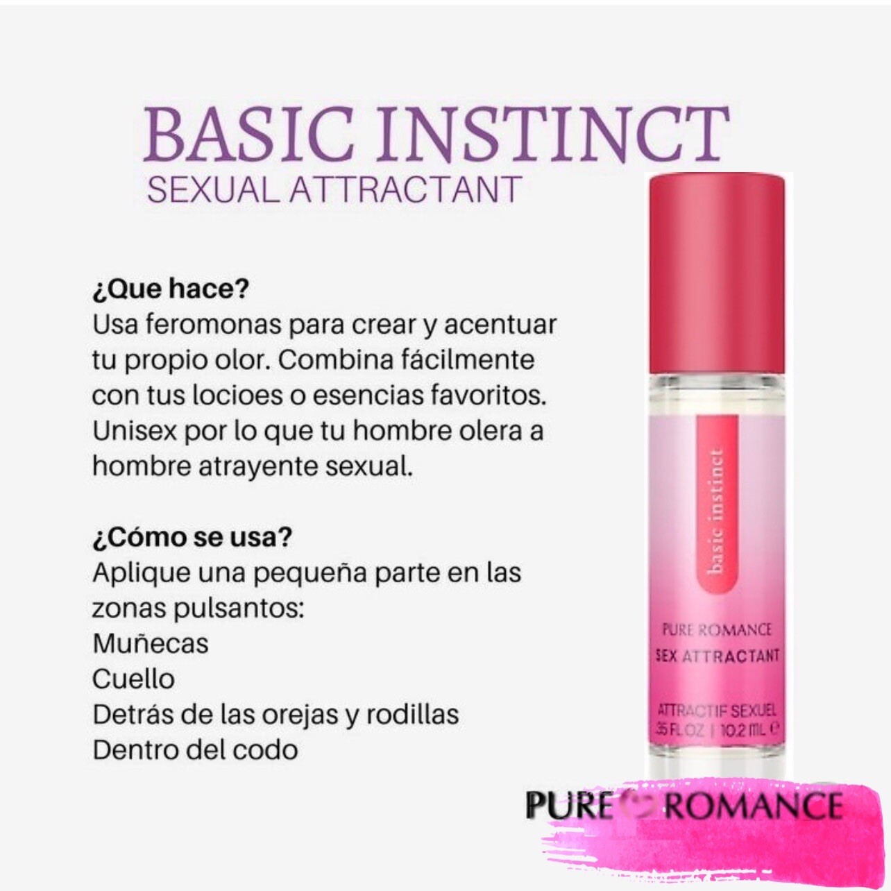 feromonas basic instinct pure romance