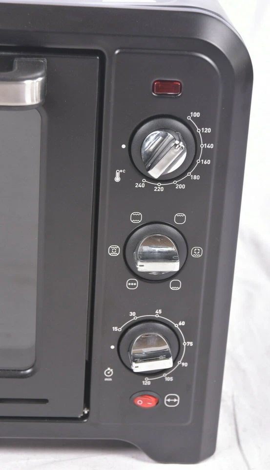 Moulinex OX485810 Backofen Optimo Schwarz 39L 2000W Multifunktion schwarz - Bild 3 von 4