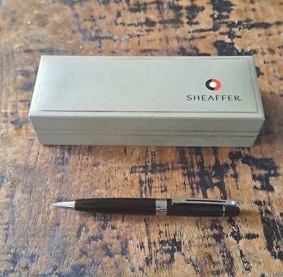 Sheaffer Gift Collection Druckbleistift glänzend schwarz 0,7 mm Mine Chromrand