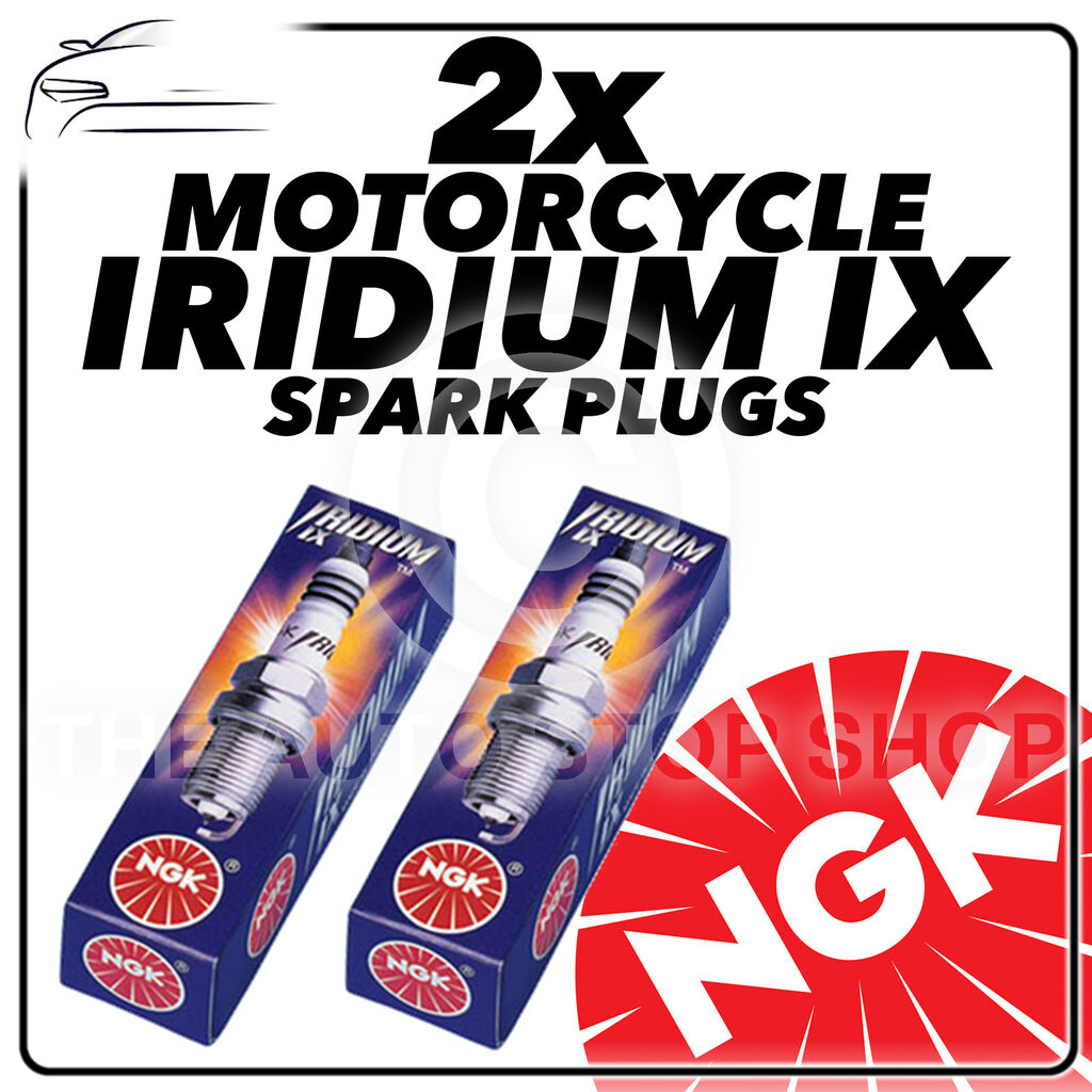 2x NGK Iridium IX Spark Plugs for KAWASAKI 250cc EX250 F2-F8 GPX250 88-92 #7669
