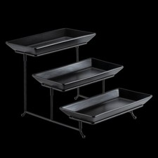 3 Tier Serving Platter Set Three Tier Food Dessert & Cake Display Party Food Tra