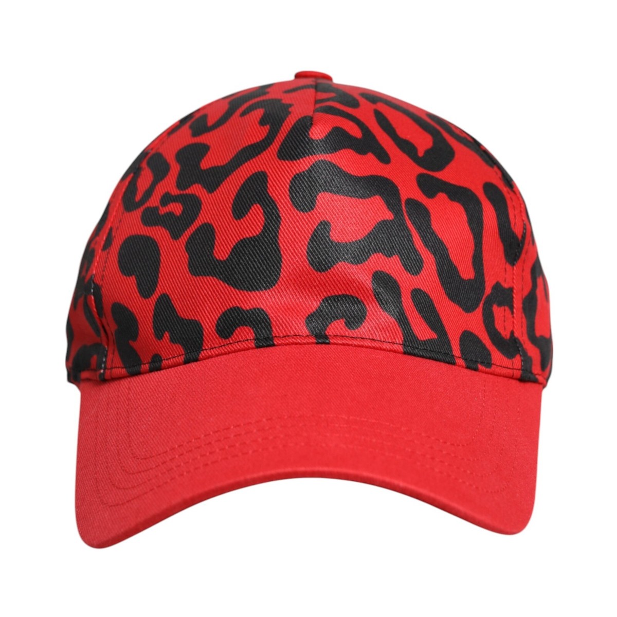 DOLCE & GABBANA Hat Red Cotton 6 Panels Women Baseball Capello 57