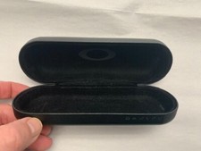 Oakley Glasses Hard Case Black Eyewear Eyeglasses Faux Leather Clamshell
