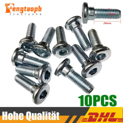 10 Stück Innensechskant Schrauben Bremsscheibe M8 X 20mm Roller Motorrad Quad DE