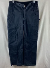 Police Issue Combat Cargo Trousers W32 L30 Black Waist 32 Leg 30 Open Hem