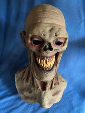Vintage Halloween Zombie Monster Mask Walking Dead Cosplay Corpse Rotting Skull