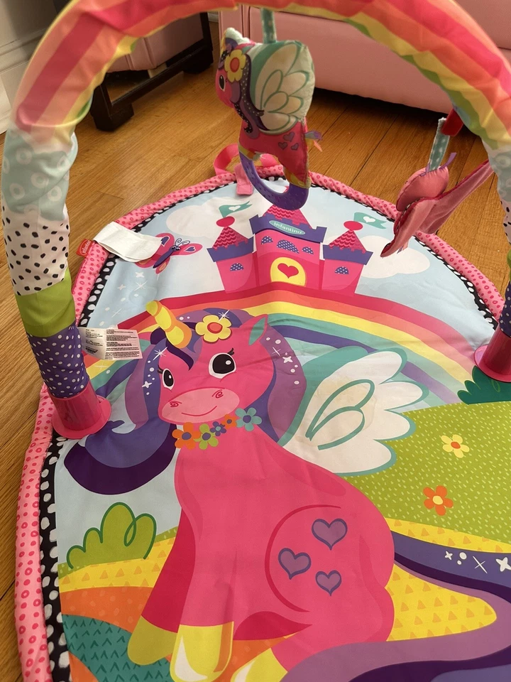 Infantino Explore & Store 3 en 1 Actividad Gimnasio 'Diseño Unicornio' Portátil Plegable Foto 2 de 4