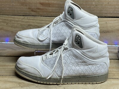 Size 12  Air Jordan 1 Flight 3 Mid Top  Basketball White 881434-121
