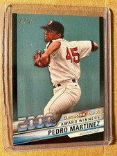PEDRO MARTINEZ 2020 Topps Series 2 Decades' Best BLACK #90 /299 BOSTON RED SOX