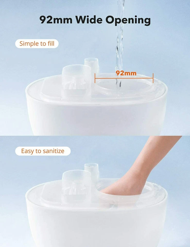 TaoTronics 3-IN-1 Humidifier with Essential Oil Diffuser and Night Light  - Image 4 of 4