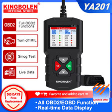 Ya201 Car Full Obd2 Eobd Code Reader Professional Auto Scanner For Engine Check