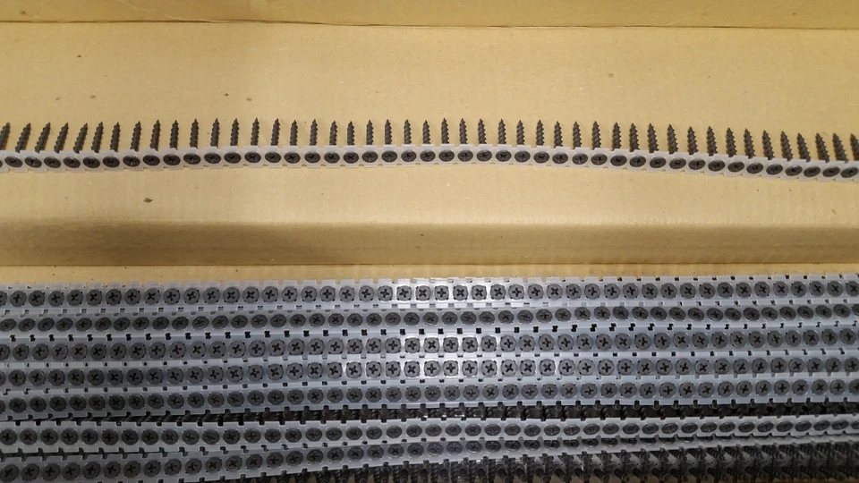 #6 x 1-1/8" Collated Phillips Bugle Head Course Thread Screws 10,000 Screws BULK - Image 3 of 4