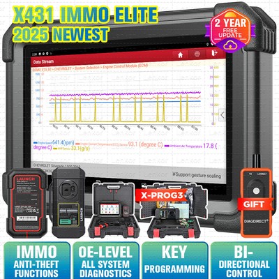 Launch X431 IMMO Elite IMMO Key Programming Tool Full System Diagnostic Scanner