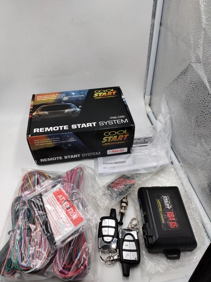 Crimestopper Cool Start RS1-G5 Universal Remote Start & Keyless Entry System New - Image 4 of 4