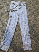 Girls Joyfolie Marled Grey Blush Jogger Comfy Pants Size 10