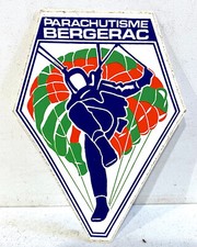 Ancien Sticker Autocollant de collection militaire PARACHUTISME Bergerac