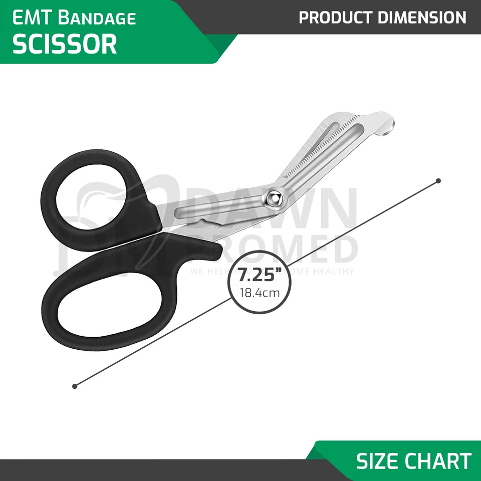 20 Paramedic EMT Trauma Shears Nurse Scissors Set  7.25" First Aid Rainbow Color - Image 3 of 4