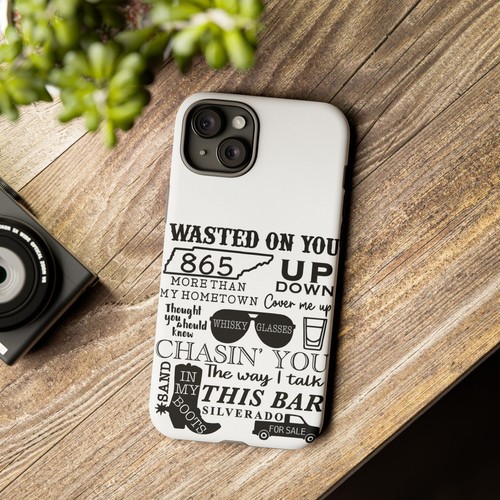 Tough Phone Case Southern Charm Doodle Art Gift for Country Music Fan - 第 50/265 張圖片
