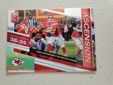 Patrick Mahomes II 2021 Donruss Elite Ascension Insert #A12 Kansas City Chiefs 