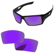 Lenslog Purple Polarized Replacement Lenses For-Oakley Eyepatch 1 2 OO9136
