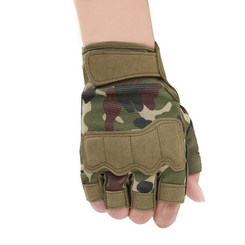 NEW Tactical Gloves Army Shooting Fingerless Gloves Anti-Slip Outdoor Sports - Bild 5 von 10