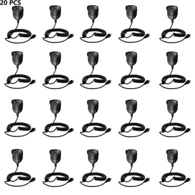20x Handheld Microphone MH-67A8J Standard Dynamic Mobile Radio 8 Pin Speaker Mic