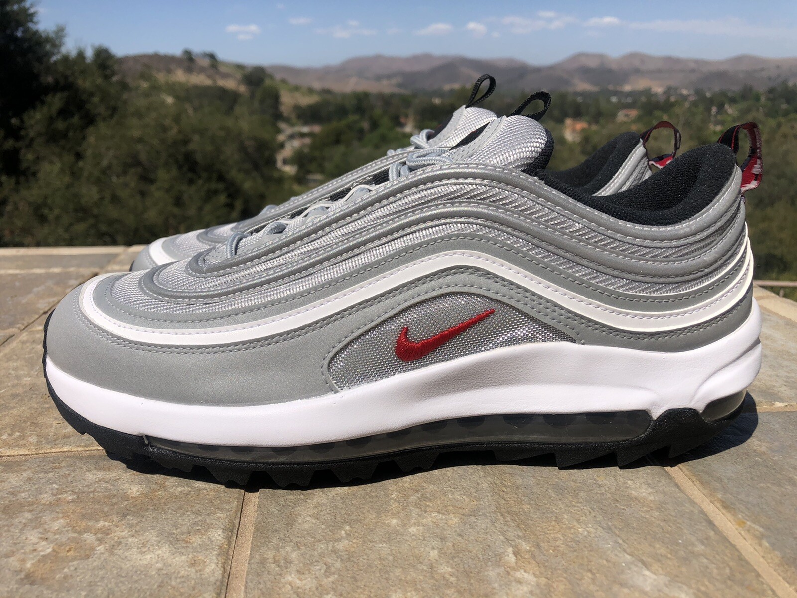 Size 8 Nike Air Max 97 Golf Silver Bullet For Sale Online Ebay