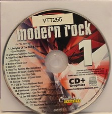477-1 MODERN ROCK  CHARTBUSTER  KARAOKE CDG LOT FL GA