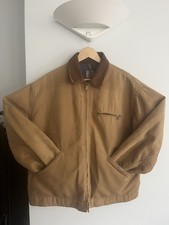 2XL 80’s cropped Carhartt Detroit jacket with blanket lining