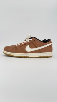 Nike SB Dunk Low Pro ISO Dark Russet DH1319-200 Size 10 Used Authentic