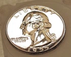 1955  Gem Proof Quarter 90% SILVER EYE CANDY Blazing Mirrored Surfaces #202 ~ 17
