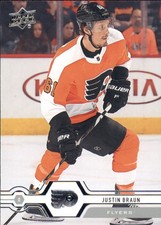 2019-20 Upper Deck #328 Justin Braun - HKY