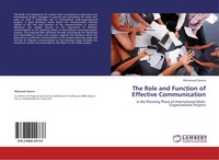 Mohamad Zakaria | The Role And Function Of Effective Communication | Taschenbuch
