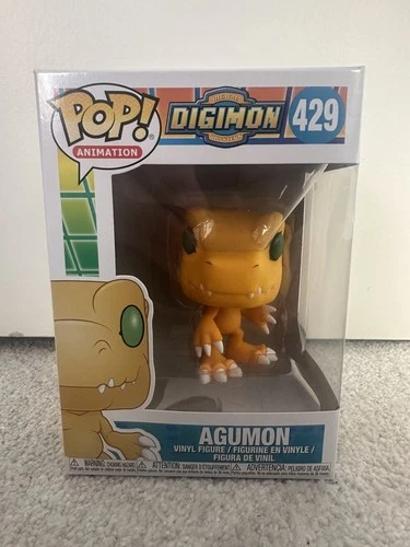 Funko Pop Animation: Digimon - Agumon #429 w/ Protector