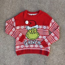 Red Grinch Christmas Sweater 2XS