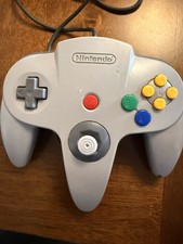 Nintendo 64 N64 NUS-005 Controller Gray Authentic OEM Original Good Stick Works