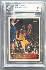 1996-97 Topps - Kobe Bryant #138 (RC) PSa 9 Mint Rookie Card. rookie card picture