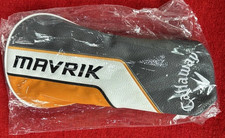 NEW CALLAWAY MAVRIK DRIVER HEADCOVER HEAD COVER ORANGE GRAY WHITE FREE SHIP