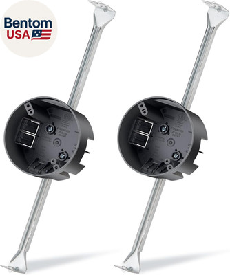 2 Pcs Ceiling Fan Brace Electrical Box 14.25 to 22.5 Inch Adjustable Electrical 